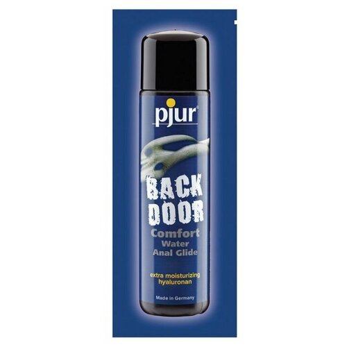 Концентрированный анальный лубрикант pjur BACK DOOR Comfort Water Anal Glide - 2 мл. регенерирующий анальный лубрикант pjur back door regenerating anal glide 100 мл