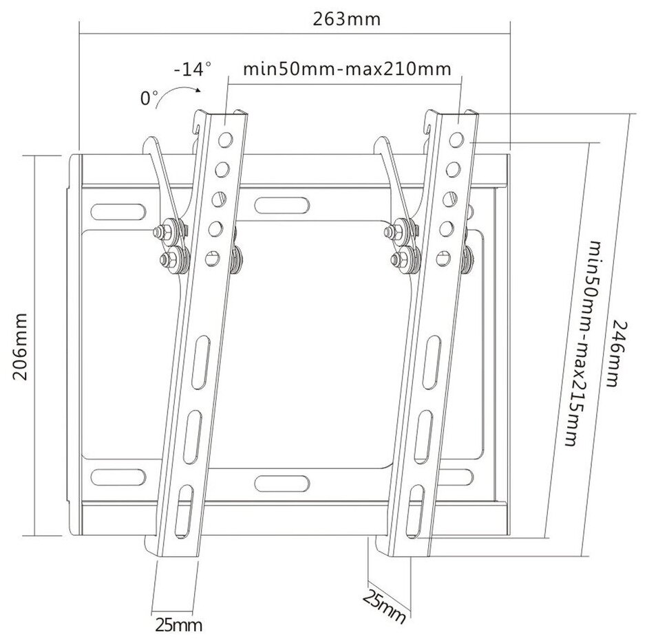 Кронейн на стену Digis DSM-3421H