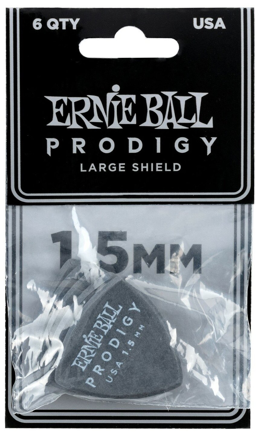 ERNIE BALL 9332 Prodigy Black Набор медиаторов