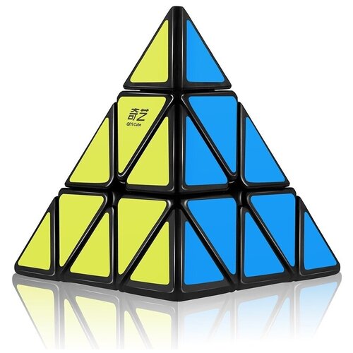 Головоломка QiYi MoFangGe PYRAMINX Пирамида 3х3 (black) подарочный комплект для спидкубинга пирамидка подставка мешочек qiyi mofangge pyraminx qiming цветной пластик