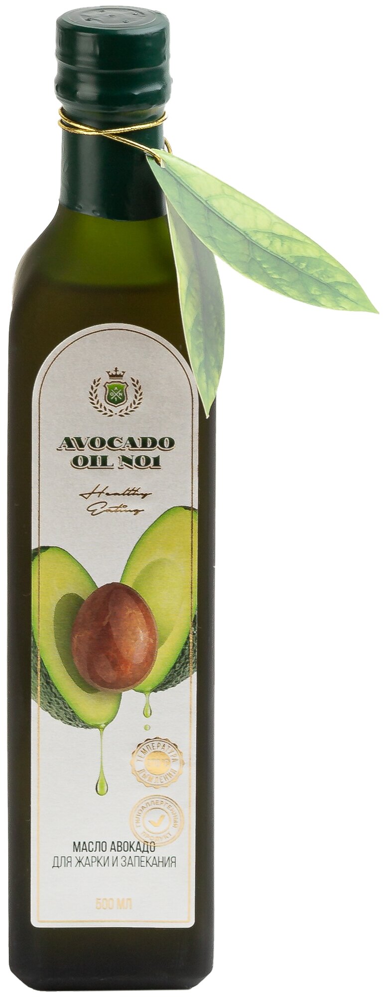 Масло авокадо Avocado oiL №1 рафинированное, 0.5 л
