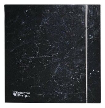 Вентилятор накладной Soler & Palau Silent 100 CRZ Design ECOWATT Marble Black (таймер)