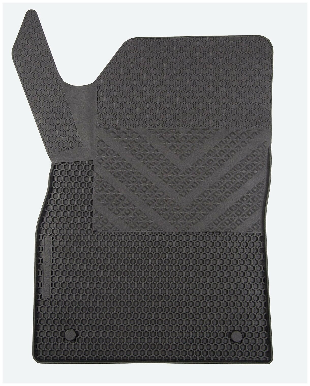 фото Коврик Автодрайвер для Chevrolet Cruze Шевроле Круз 2009-2015 водительский резиновый с бортом