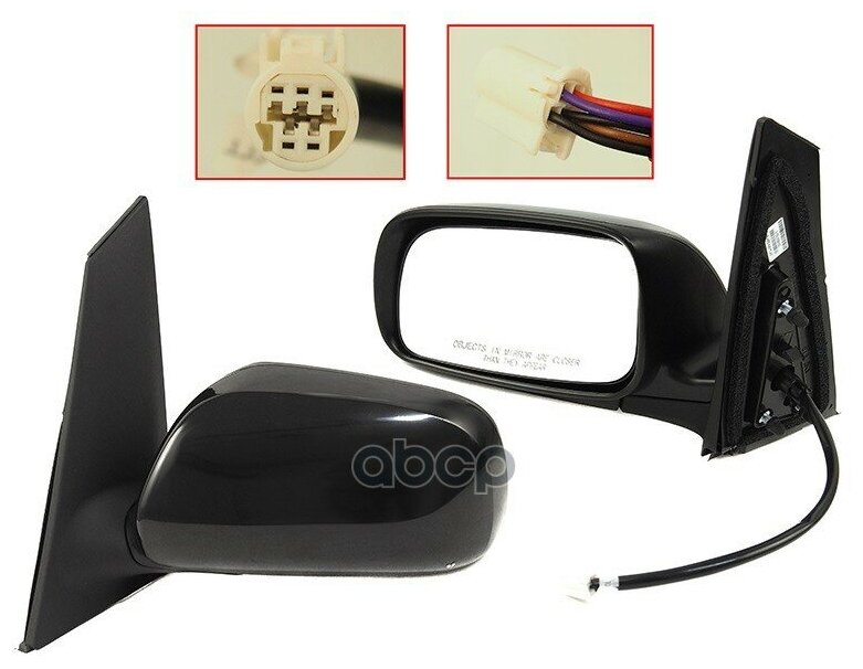 фото Зеркало Toyota Prius 03-09 Lh Lhd Складное, Подогрев Sat арт. ST-TY59-940-A2