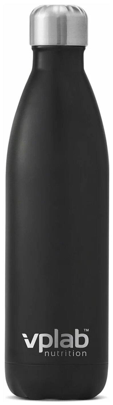 Термобутылка VPLab Metal Water Thermo bottle, 0.75 л, черный