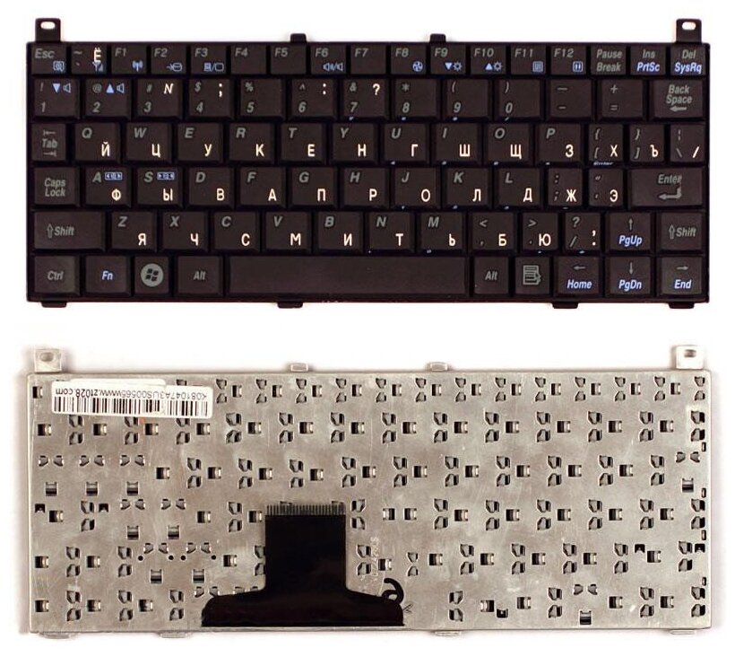 Клавиатура для ноутбука Toshiba NB100-10Y черная 2430₽