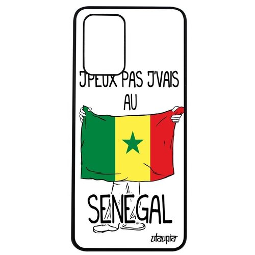 фото Красивый чехол на смартфон // xiaomi poco m3 // "еду в сенегал" государственный рисунок, utaupia, белый