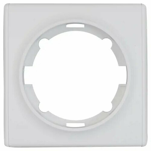Рамка для розеток и выключателей Onekey Florence 1 пост цвет белый 580₽