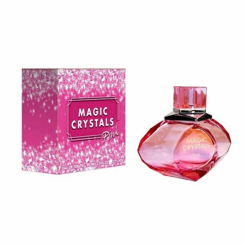 туалетная вода для женщин magic crystal violet 60 мл Абар Туалетная вода для женщин Magic crystal pink, 60 мл