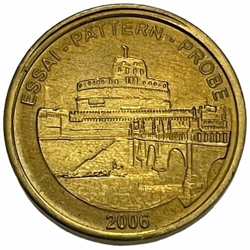 Ватикан 10 евроцентов (Xeros Ceros) 2006 г. (Проба) (Лот №2)