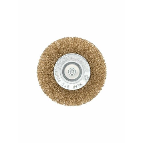 Щетка дисковая для дрели витая латунир 100мм 296₽