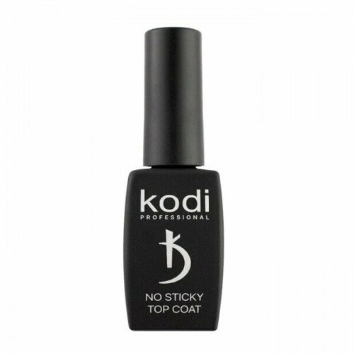 KODI PROFESSIONAL Каучуковый топ без липкого слоя Kodi No Sticky Top Coat, 12 мл iq beauty молочный топ для гель лака без липкого слоя milk top no sticky 10 мл