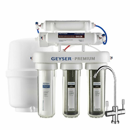 Фильтр для воды обратный осмос Гейзер Премиум гейзер аллегро м с краном обратный осмос фильтр для воды