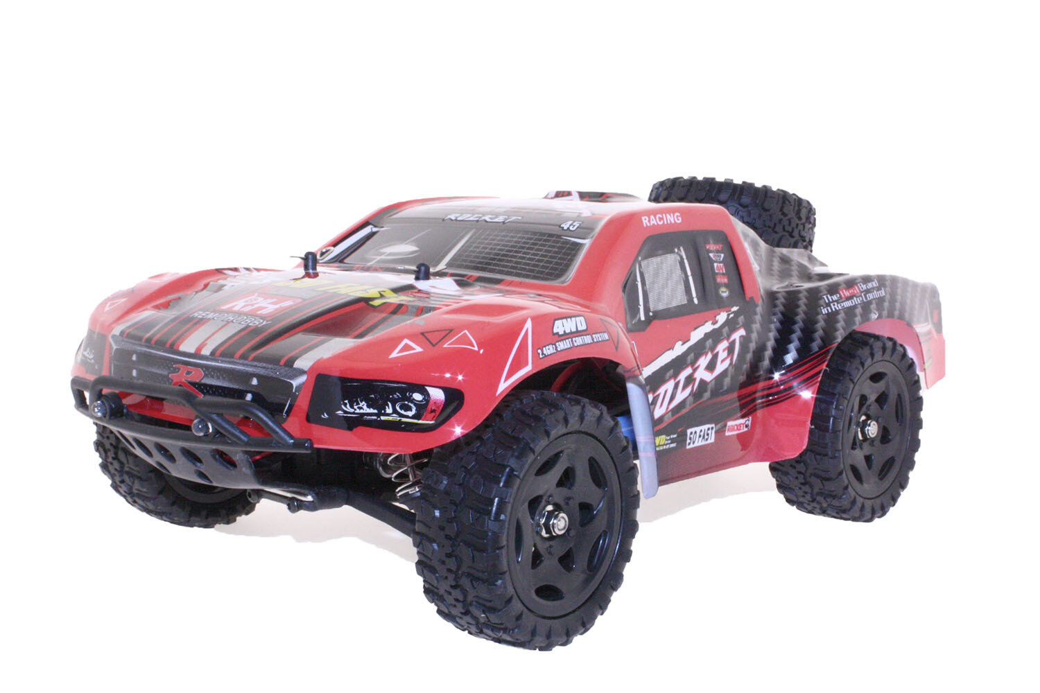 Радиоуправляемый шорт-корс Remo Hobby Rocket (красный) 4WD 2.4G 1/16, RH1621R