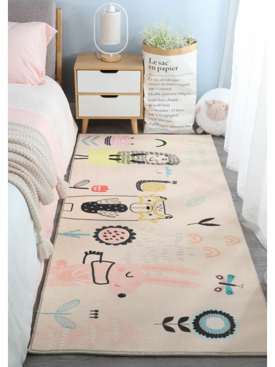 фото Ковер антиаллергенный безворсовый Ежик