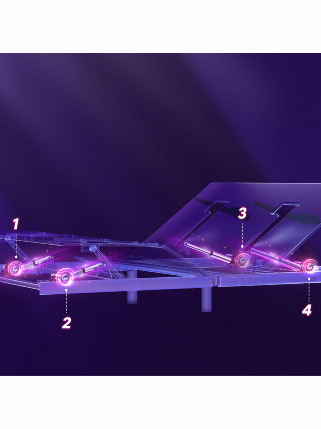 Изображение Умная двуспальная кровать Xiaomi 8H Milan Smart Leather Electric Bed S-Pro 1.8 m Beige DT4 Pro (без матраса)