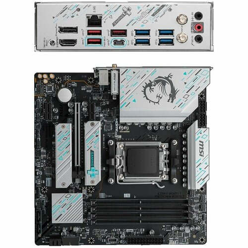 Материнская плата MSI B650M Gaming WiFi Socket-AM5 AMD B650 2xDDR5 4xSATA3 RAID 2xM2 1xPCI-E16x 3xUSB32 1xUSB32 Type C DP HDMI WiFi 25Glan mATX Ret 2236000₽