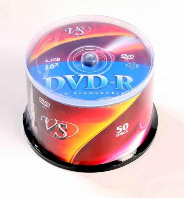 Диски VS DVD-R 4,7 GB 16x CB/50 (VSDVDRCB5001)