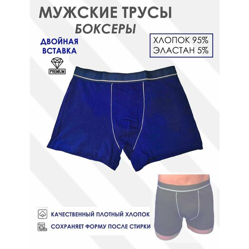 Трусы , размер RU50/ XL, синий