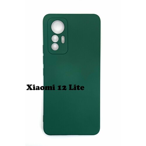 Чехол Xiaomi 12 Lite хаки Silicone Cover
