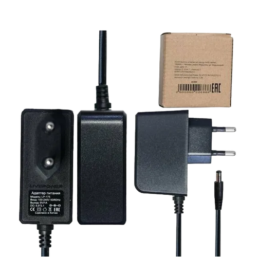 Блок питания Live-Power LP-175 9 В1 A разъём 5521 - кабель 13 м 34500₽