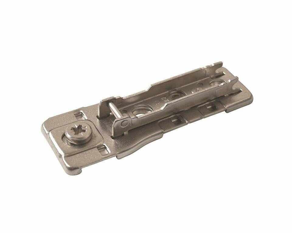 фото Планка монтажная для петель Firmax Advanced, H=0, прямая с регулировкой по высоте, под саморез 1 шт.