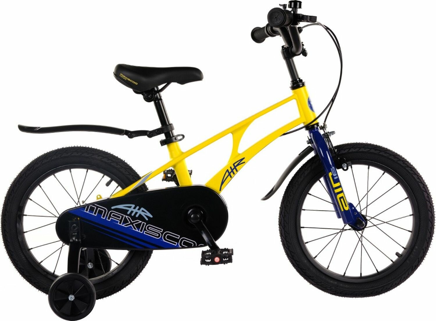 Велосипед Maxiscoo Air Стандарт 16" (2024) (Велосипед Maxiscoo AIR Стандарт 16" (2024), Желтый Матовый, MSC-A1631)