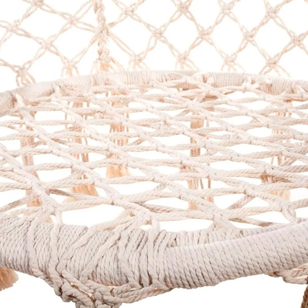 Качеля-кресло подвесное плетеное 80х115 см до 100 кг с подушкой Giardino