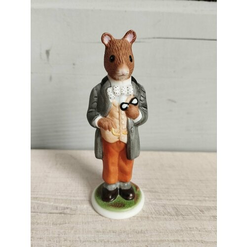 Фарфоровая статуэтка мышь Woodmouse