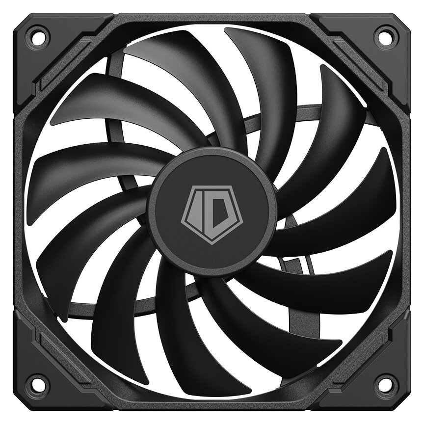 Вентилятор для корпуса Id-cooling 120x120mm 3pin 1250rpm Black TF-12015-K .