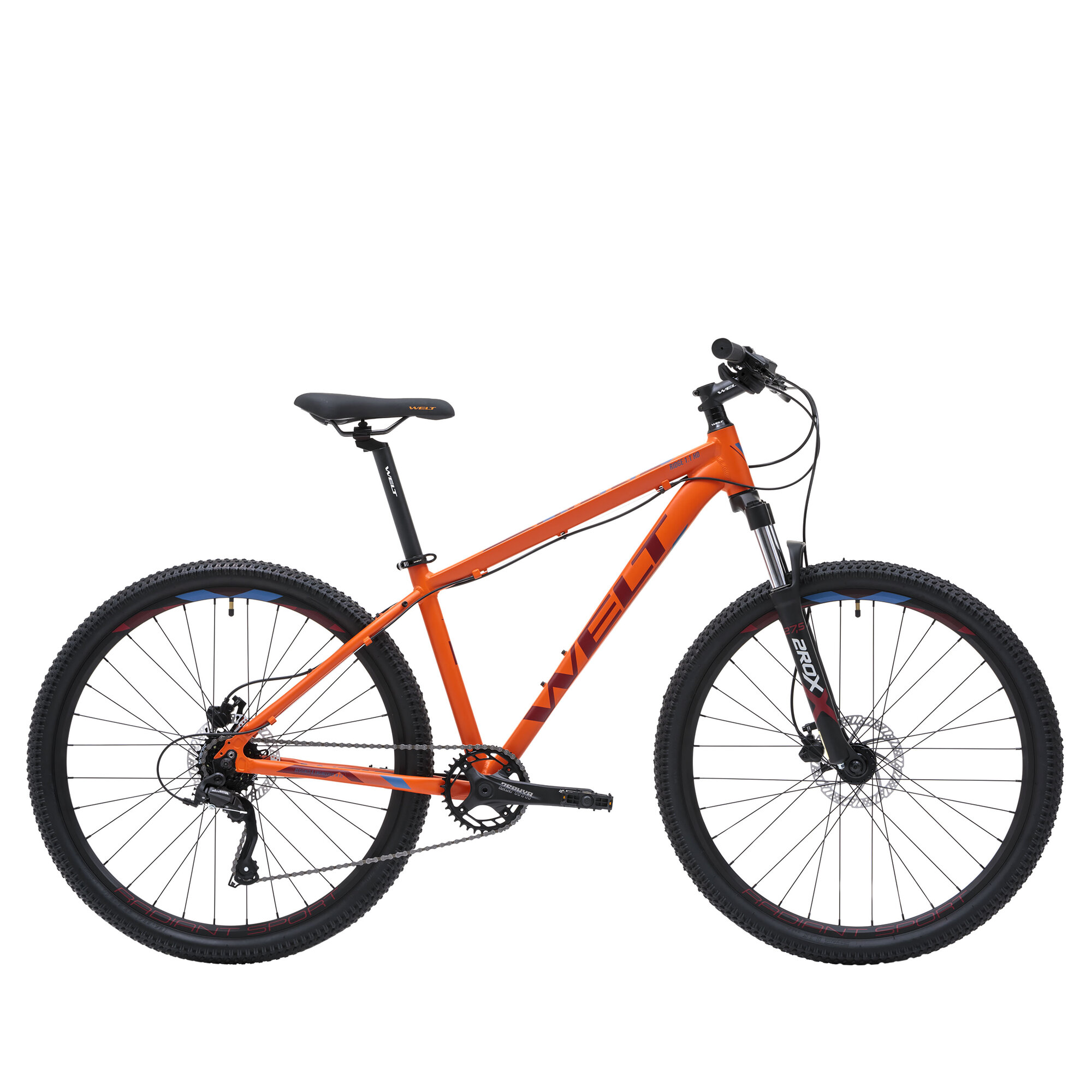 Велосипед Welt Ridge 1.1 HD 27 2024 Orange (дюйм:18)