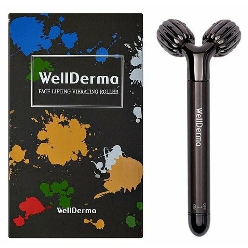 Массажер c виброрежимом для лифтинга и подтяжки кожи лица Wellderma Face Lifting Vibrating Roller 210000₽
