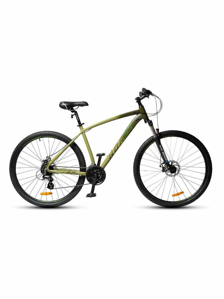Велосипед взрослый горный 29" HORST Messer рама 19" 2023 года зеленый