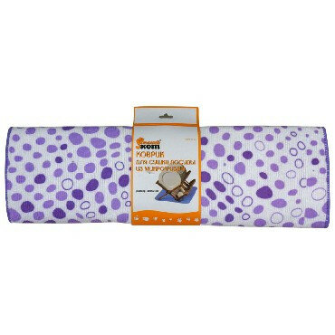 фото Коврик д/сушки посуды (рыжий КОТ MDM-01-XL 45*50 см (310261) (10))