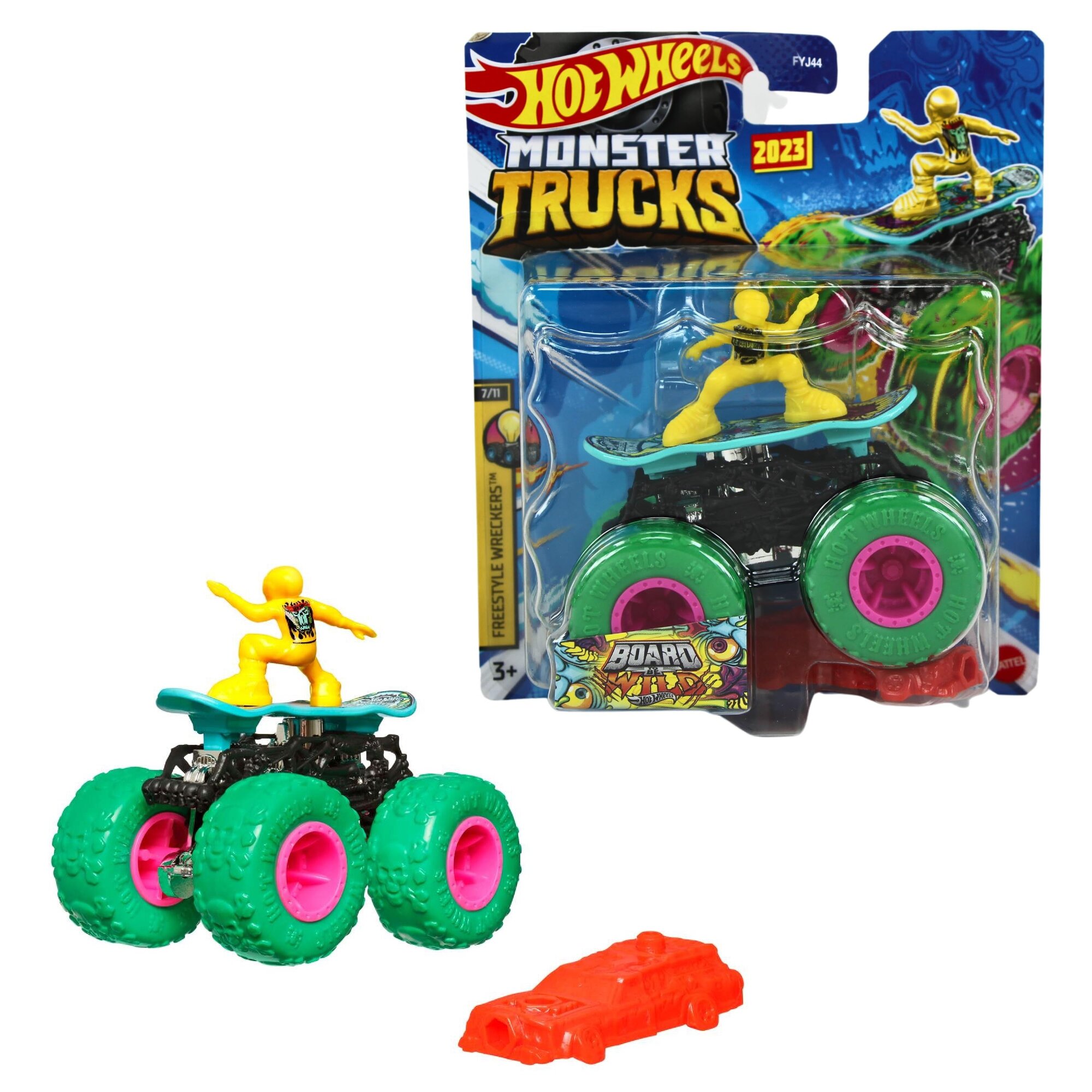 Машинка Hot Wheels Monster Trucks Board To Be Wild HLT13