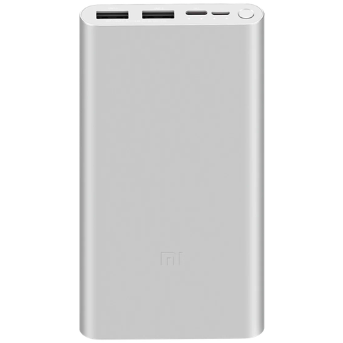 Внешний аккумулятор Xiaomi Power Bank на 10000 мАч Silver