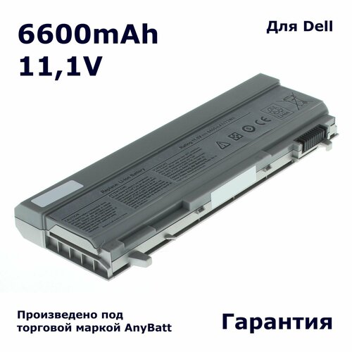 Аккумулятор AnyBatt 6600mAh, для PP27L Precision M2400 Latitude ATG E6400 E6410 PP30L аккумулятор батарея для ноутбука dell latitude 7240 vfv59 7 4v 6700 mah