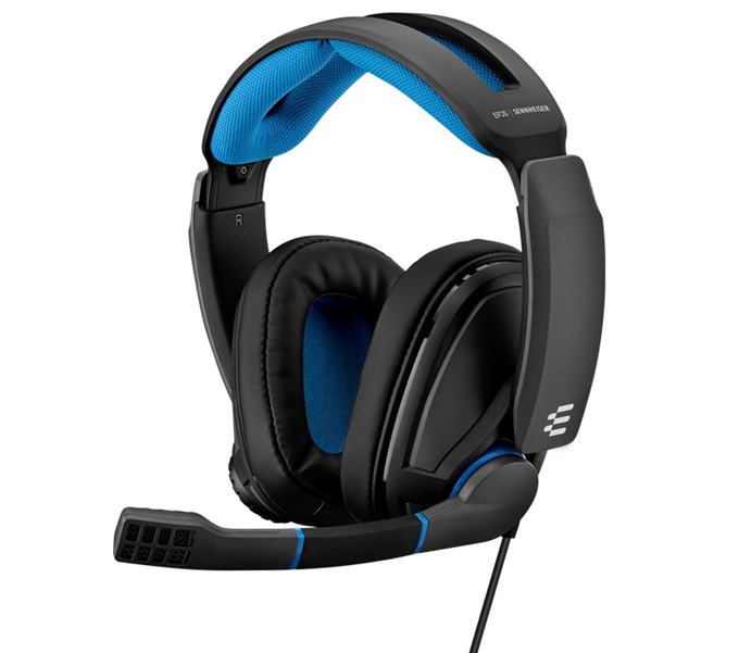 Проводные наушники Sennheiser EPOS GSP 300, black/blue