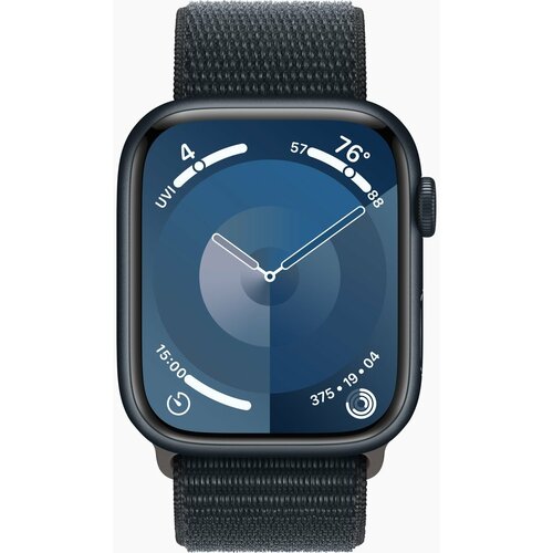 Умные часы Apple Watch Series 9 45 мм Aluminium Case GPS + Cellular, Midnight Sport Loop