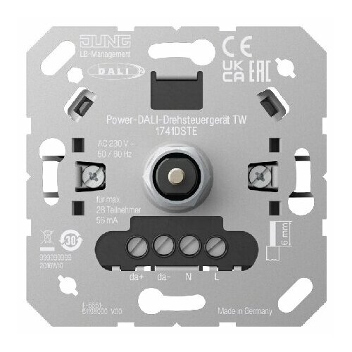 Блок управления системой управления освещением 1741 DSTE – Jung – 4011377206588 блок управления системой управления освещением taster easyfitdouble