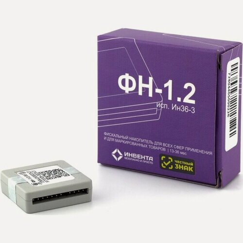 Изображение товара Фискальный накопитель Инвента Шифровальное средство защиты фискальных данных ФН-1.2М (на 36 месяцев)