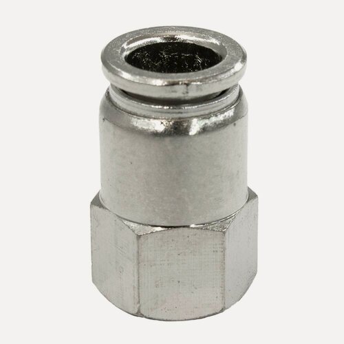 Изображение товара Пневмофитинг цанговый прямой Cn-I-1/8F-10 для полиуретановых и рильсановых трубок, Арт. 5109