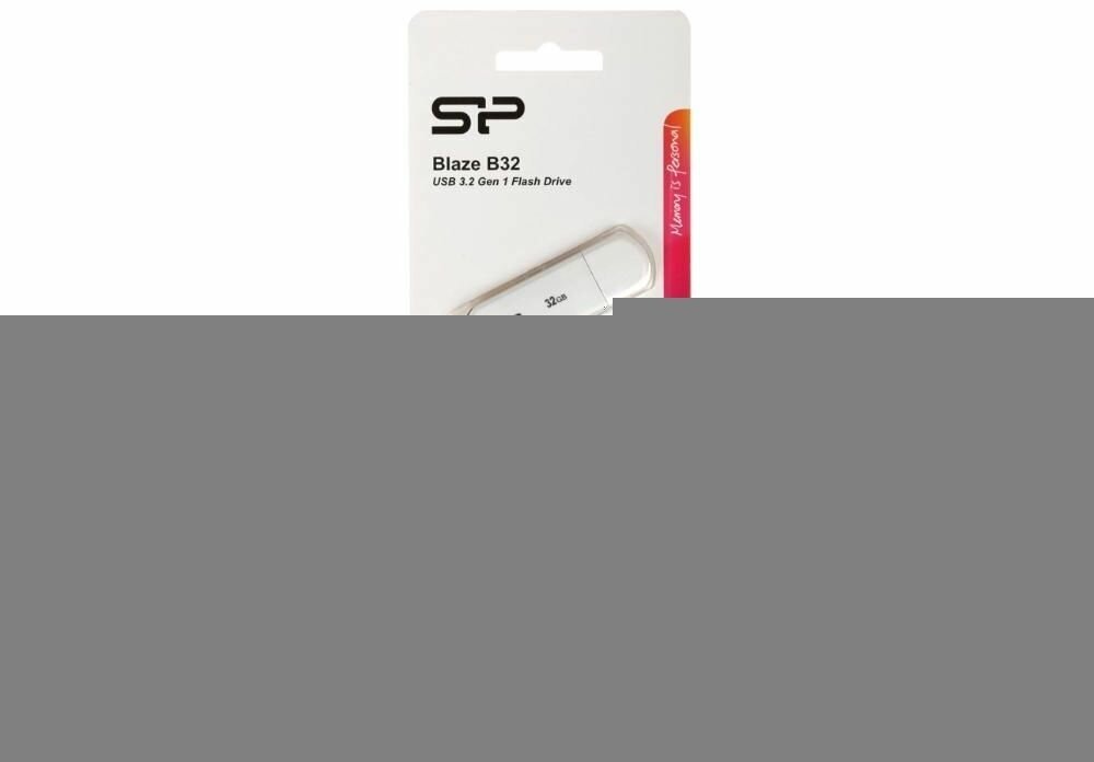 Флеш накопитель 128Gb Silicon Power Blaze B32, USB 3.2, Белый - фото №7
