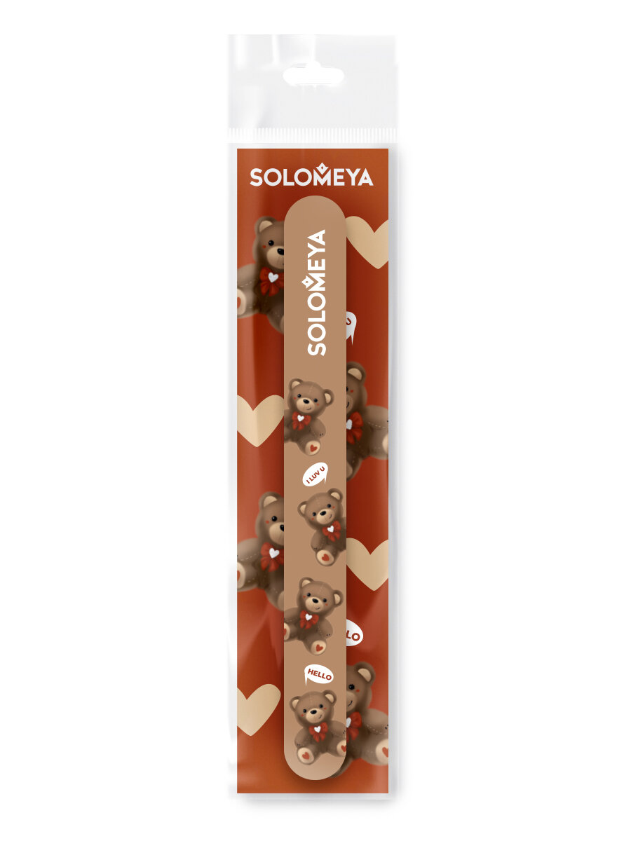 Картинки Solomeya Пилка для ногтей Kawaii bears 180/220 / Kawaii bears Nail File, 1 шт.