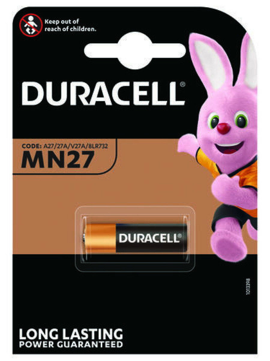 Батарейка Duracell Security A27 / A27 (LR27/MN27/8LR732)
