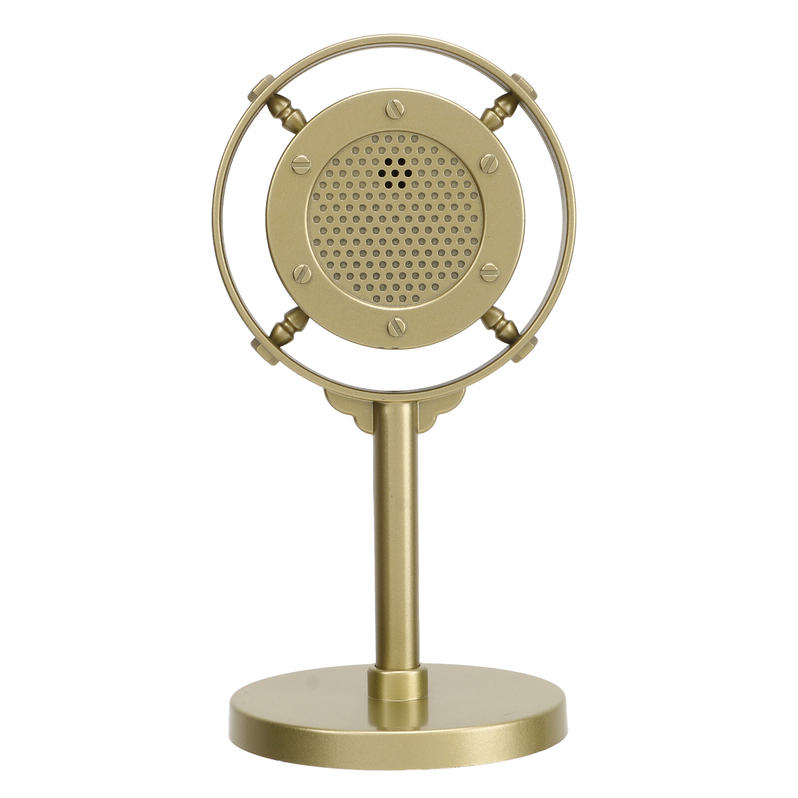 Винтажный ретро -микрофон проп