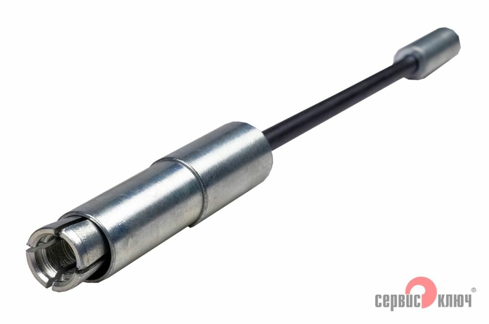 Съемник маслосъемных колпачков 7 мм цанга, длина 320 мм, Сервис Ключ — фото 1