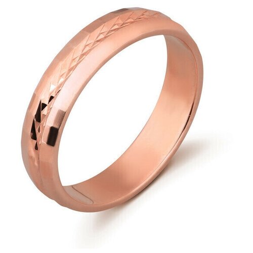 фото 13201 кольцо русские самоцветы кольцо обручальное из красного золота 585 пробы,15 размер