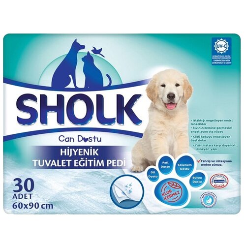 5073762 Пеленки для животных Sholk для приучения к туалету 90х60 см, 30 шт/упак (4)