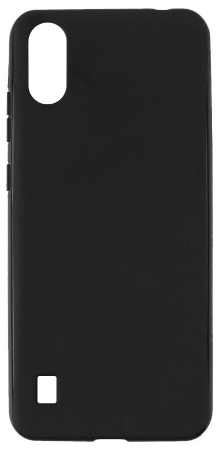 Чехол панель-накладка MyPads для ZTE Blade A5 (2020) ультра-тонкая полимерная из мягкого качественного силикона черная